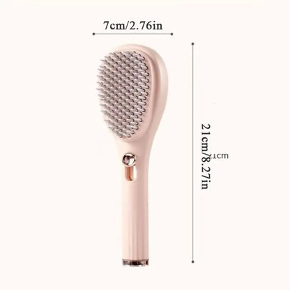 Self-Cleaning Hairbrush Scalp Massage Brush Anti-Static Hair Comb Salon Styling Tool Portable Retractable Magic Fluffy Hair Comb